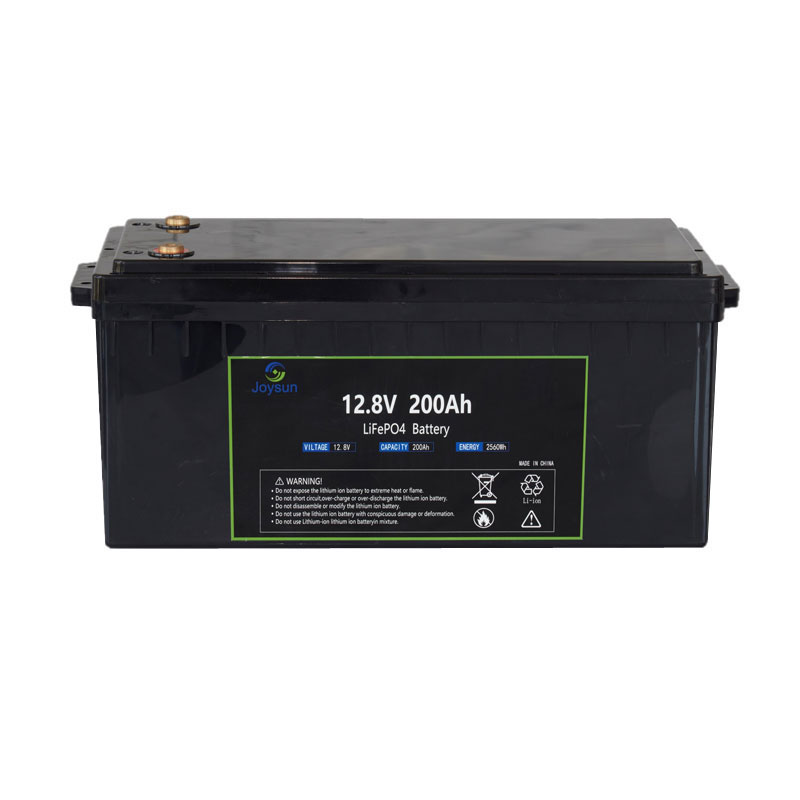 LFP 12.8V 200Ah 2560Wh LiFePO4 акумулятор Вбудований BMS